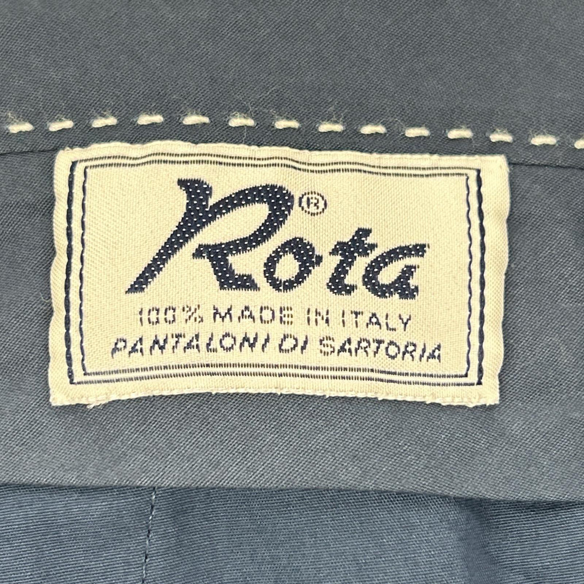 Rota Navy Cotton Tapered Pants Size 48