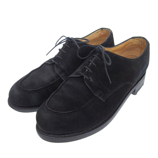 Paraboot Chambord Suede Shoes Black Boots Size 6