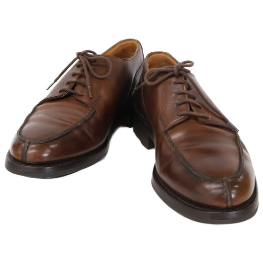 Crockett&Jones Moreton U-Tip Shoes Brown Sneakers Size 6E