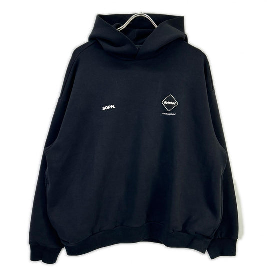 F.C.Real Bristol Tech Sweat Team Baggy Hoodie Black Size M