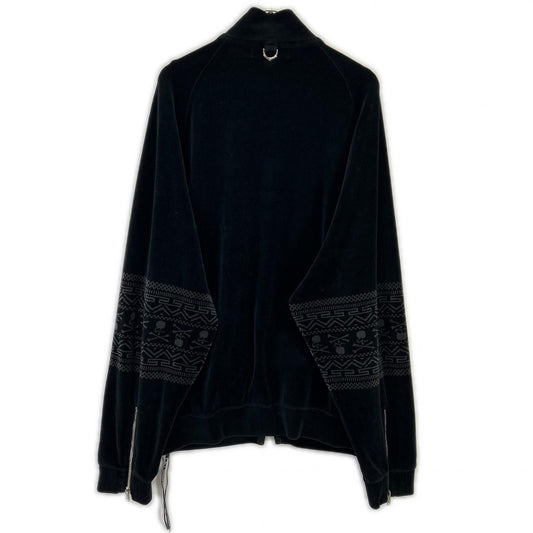 Mastermind Japan XL 22SS Velour Hoodie Black Size XL