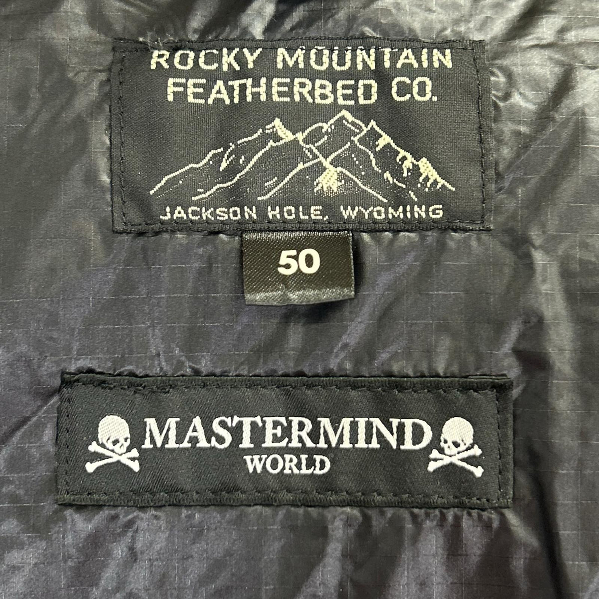 mastermind x Rocky Mountain Down Jacket Size 50