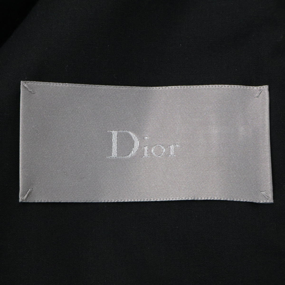Dior HOMME Kris Era Wool Engraved Peacoat Black Coat Size 44