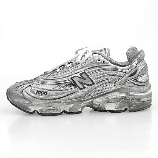 NEW BALANCE M1000G Distressed Sneakers Silver Size 25