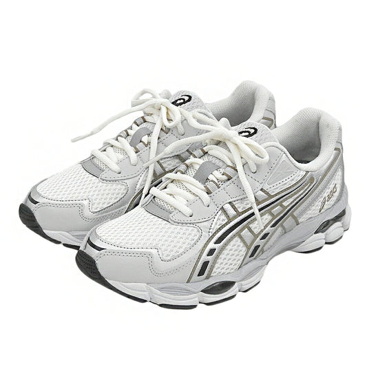 asics GEL-NYC 2055 Mesh Sneakers Cream/Silver Size 25
