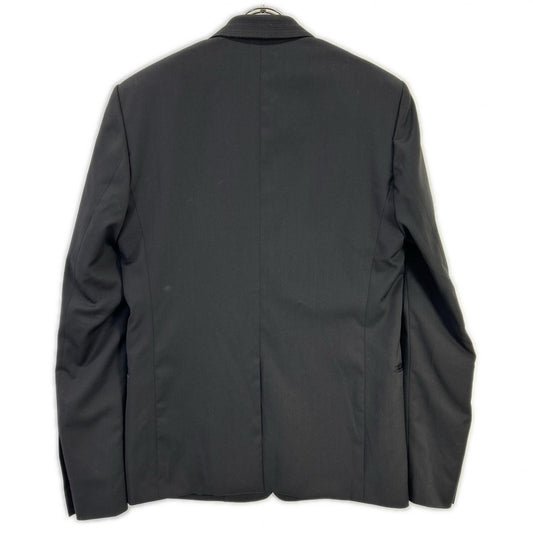 Dior HOMME Black Color Stitch Wool Blazer Size 44