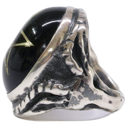 ALEX STREETER Angel Heart Silver Ring ONE SIZE Size ONE SIZE