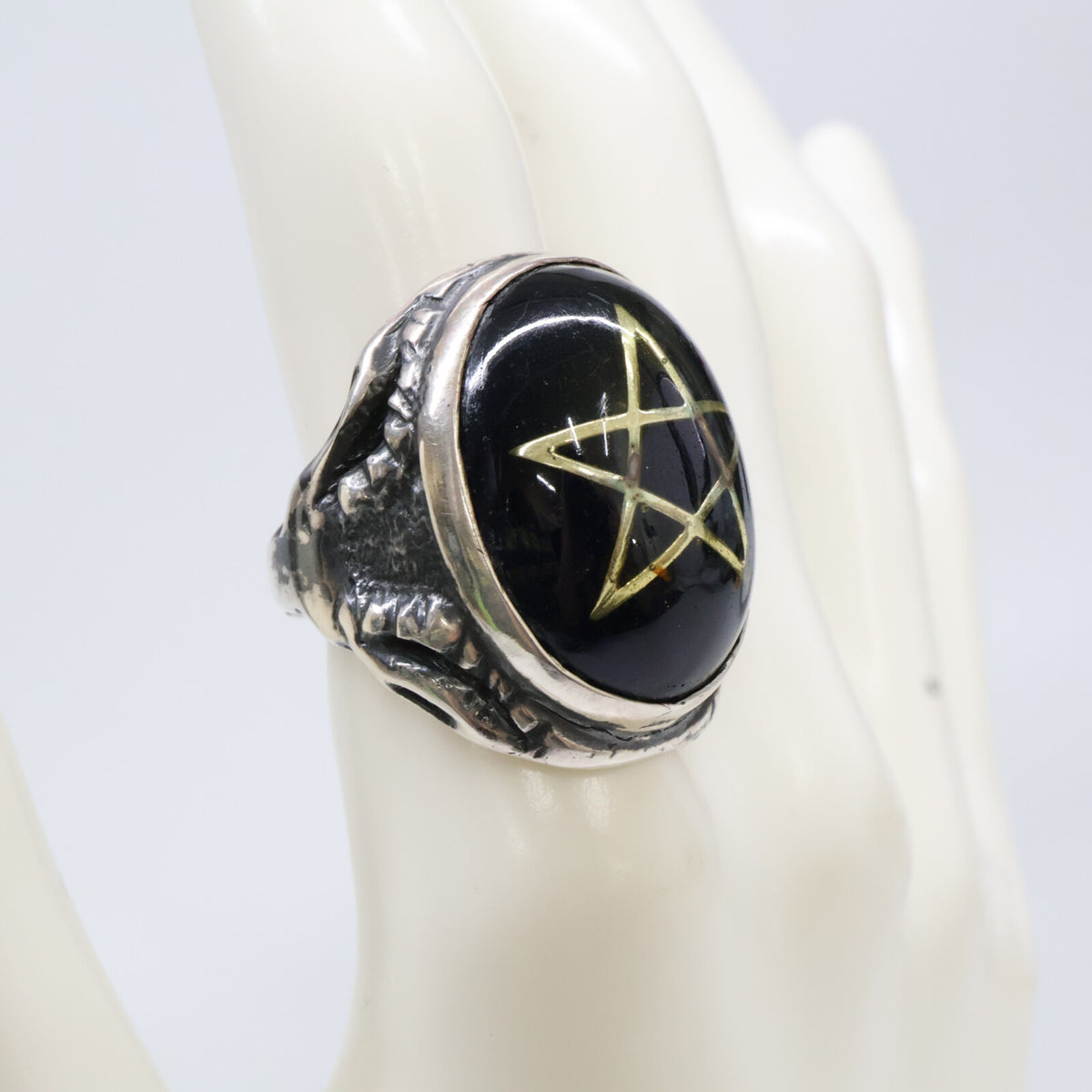 ALEX STREETER Angel Heart Silver Ring ONE SIZE Size ONE SIZE