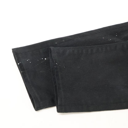 Dior HOMME Painted Button Fly Slim Pants Black Size 29
