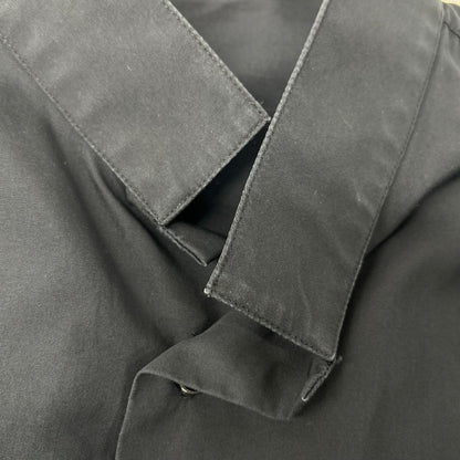 Dior HOMME Stand Collar Cotton Dress Shirt Dark Navy Size 37