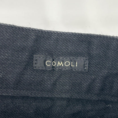 COMOLI 19AW Black Denim Belted Pants Cotton Size 1