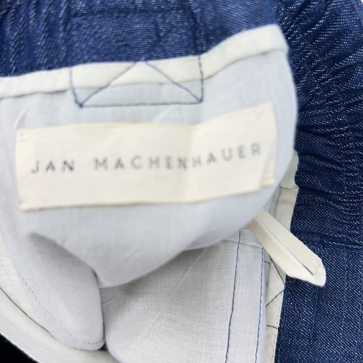 JAN MACHENHAUER Indigo Cotton Denim Adjuster Jeans Size 46