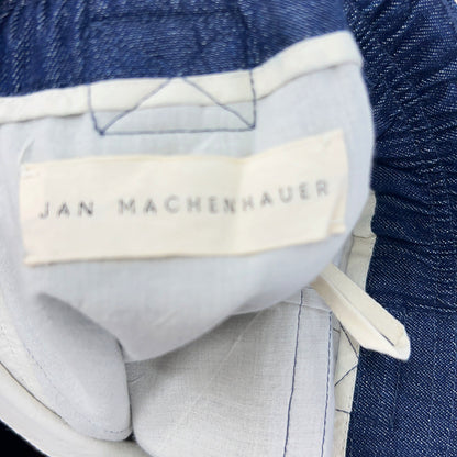 JAN MACHENHAUER Indigo Cotton Denim Adjuster Jeans Size 46