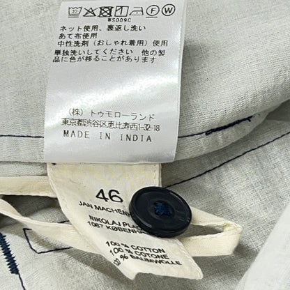 JAN MACHENHAUER Indigo Cotton Denim Adjuster Jeans Size 46
