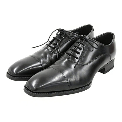 REGAL Black Leather Cap-Toe Oxford Sneakers Size 24.5