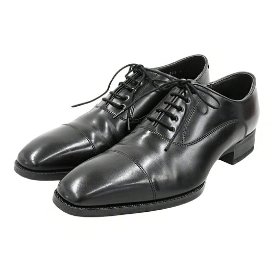REGAL Black Leather Cap-Toe Oxford Sneakers Size 24.5