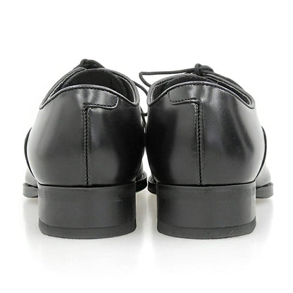REGAL Black Leather Cap-Toe Oxford Sneakers Size 24.5