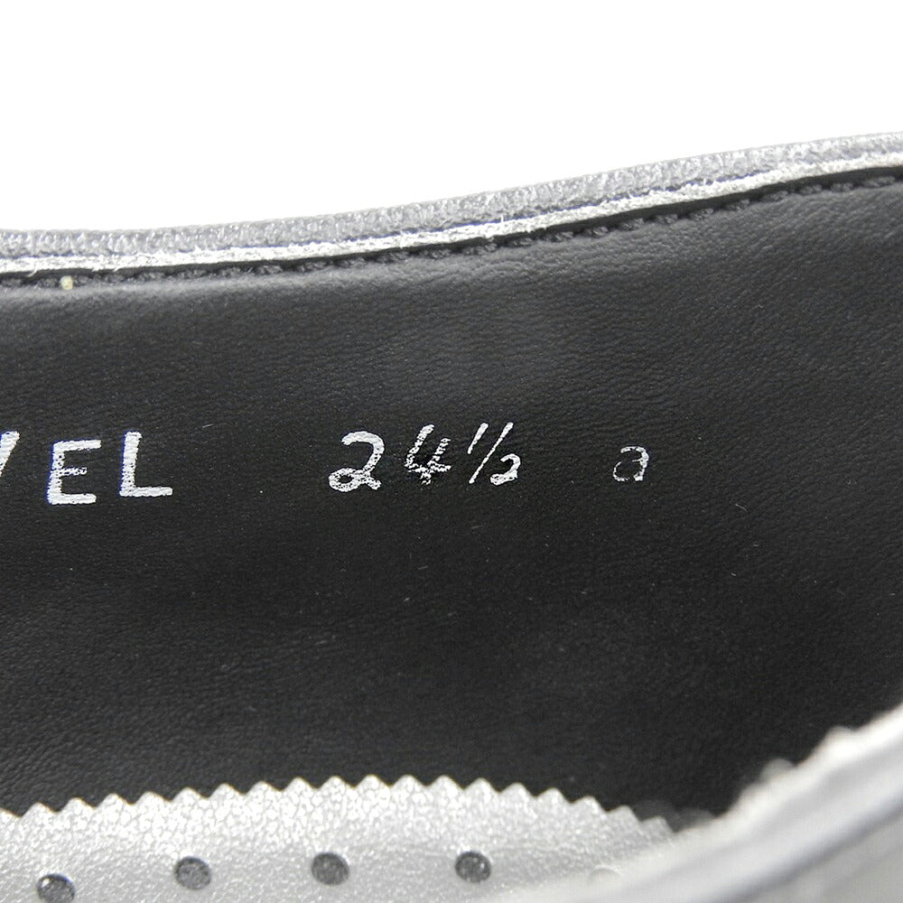 REGAL Black Leather Cap-Toe Oxford Sneakers Size 24.5