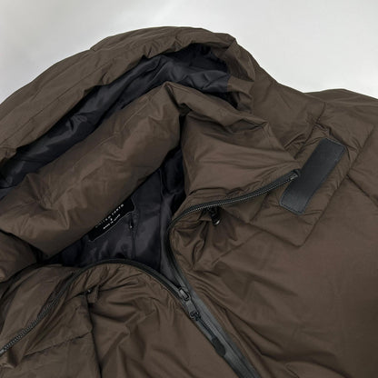 UNITED TOKYO Brown CLOUD TEX 2-Way Down Jacket Size 2