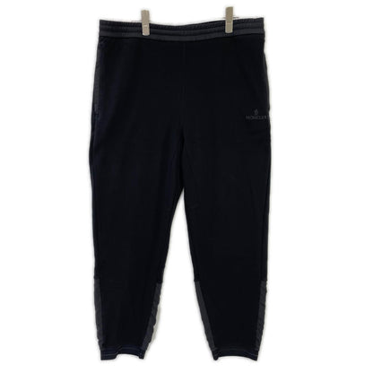 MONCLER Black Cotton Pantalone Lungo Pants Size L