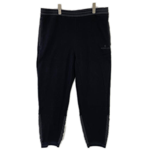 MONCLER Black Cotton Pantalone Lungo Pants Size L