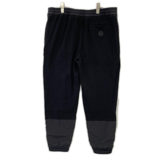 MONCLER Black Cotton Pantalone Lungo Pants Size L