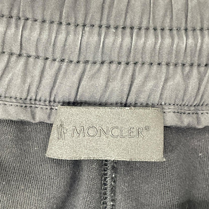 MONCLER Black Cotton Pantalone Lungo Pants Size L