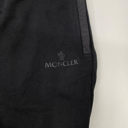 MONCLER Black Cotton Pantalone Lungo Pants Size L