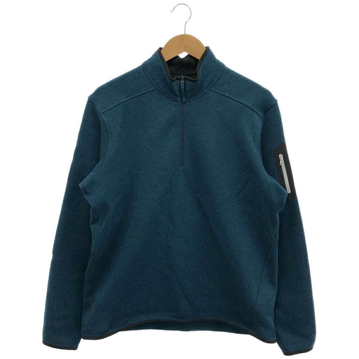 ARC'TERYX Blue Covert 1/2-Zip Neck Fleece Jacket Size M