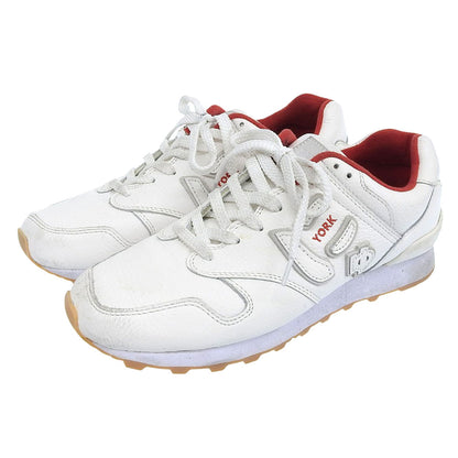 sangacio NYORK MANHATTAN Leather White Red Sneakers Size 8(US)