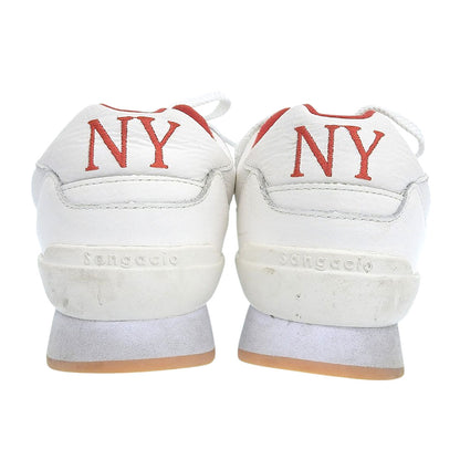sangacio NYORK MANHATTAN Leather White Red Sneakers Size 8(US)