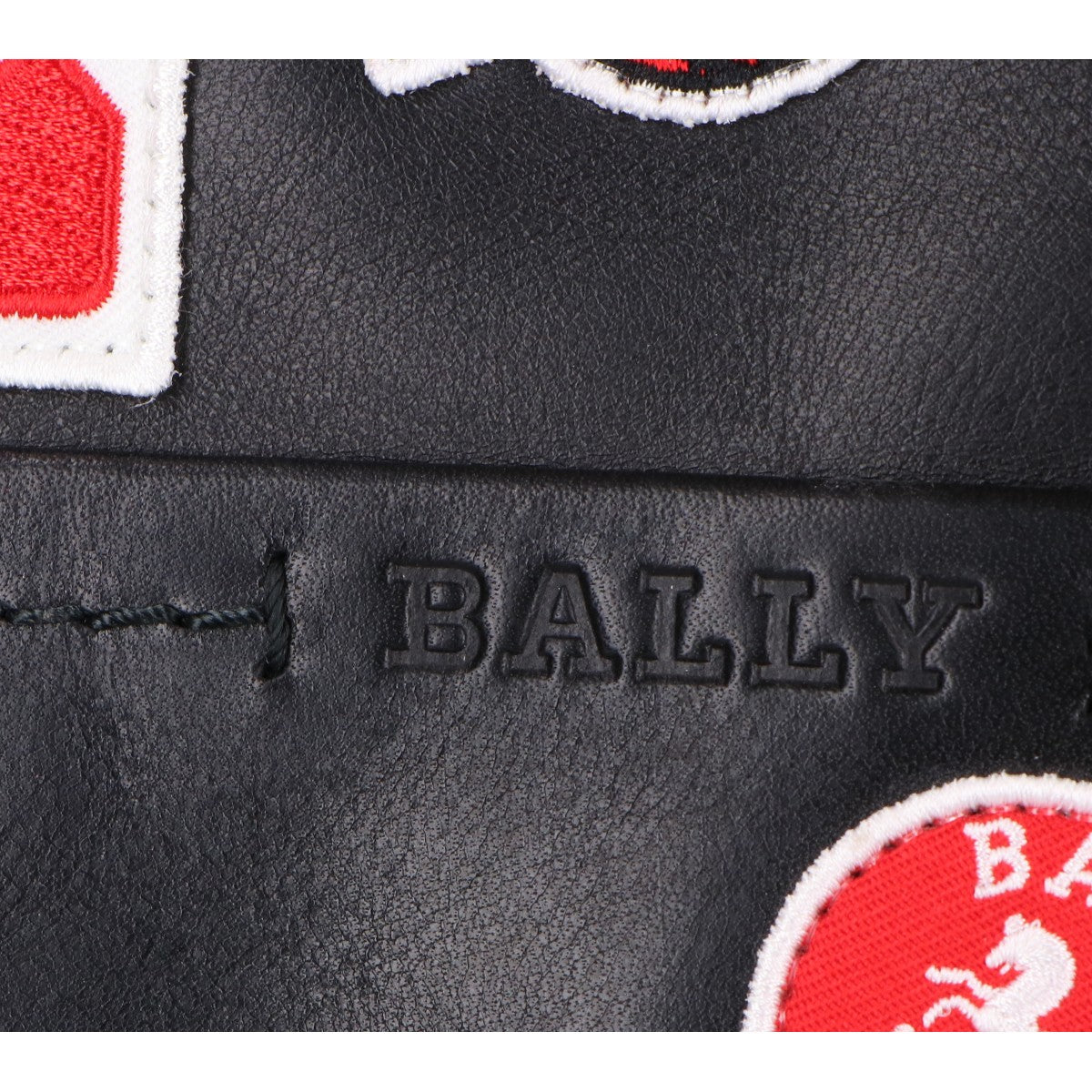 BALLY Leather Patch Shoulder Bag ONE SIZE Size ONE SIZE