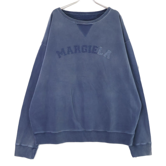 Maison Margiela 23 Logo Oversized Sweatshirt Blue Size L
