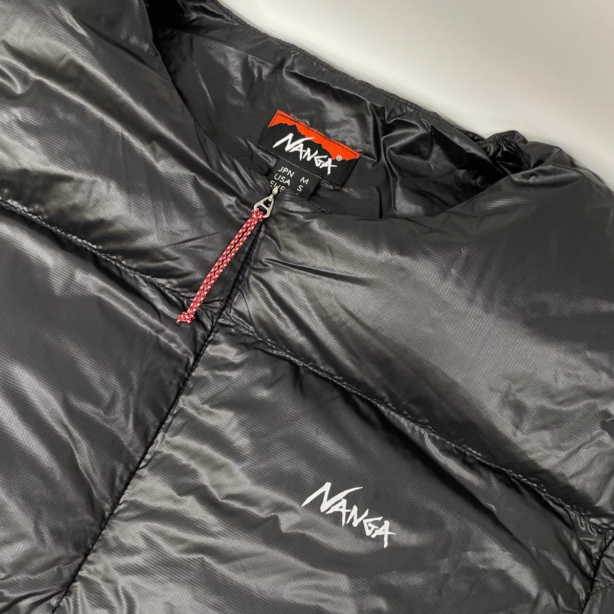 NANGA Mountain Lodge Down Crew Neck Top Nylon Black Size M