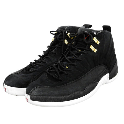 NIKE Air Jordan 12 Reverse Taxi Sneakers Black Size 10(US)