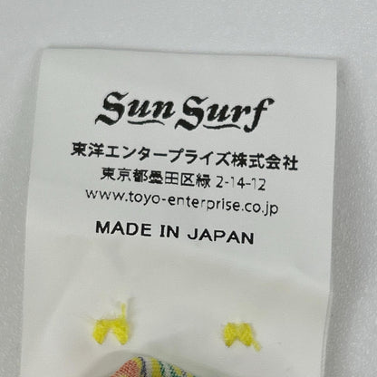 SUN SURF Rayon PINEAPPLE PASSION Aloha Shirt Yellow Size L