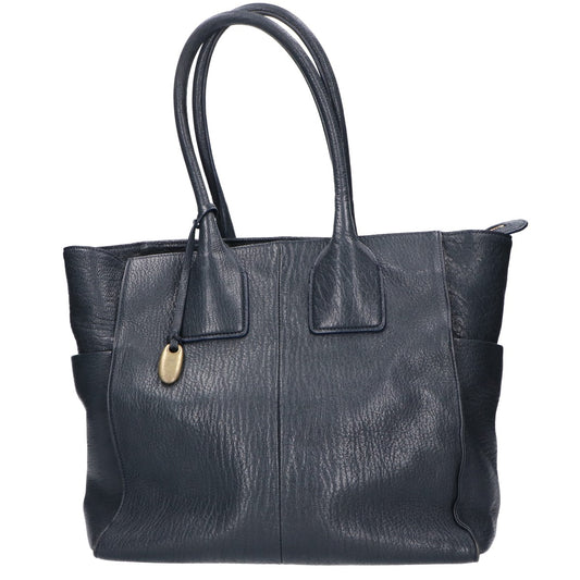 TOFF&LOADSTONE Reize M Goatskin Tote Bag Navy Size M