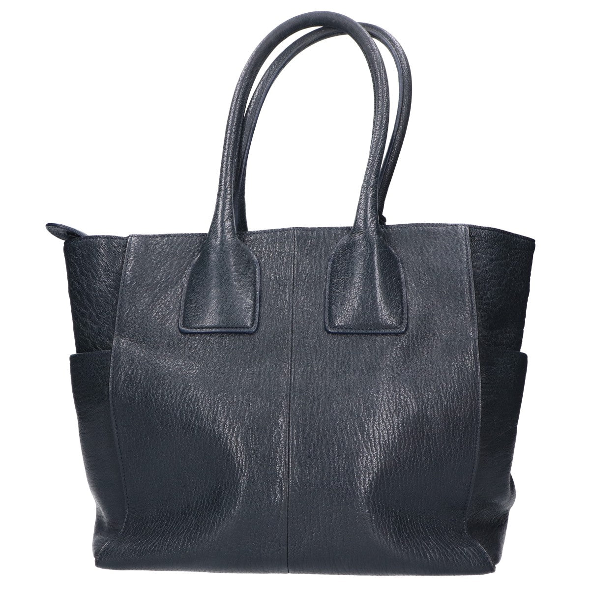 TOFF&LOADSTONE Reize M Goatskin Tote Bag Navy Size M
