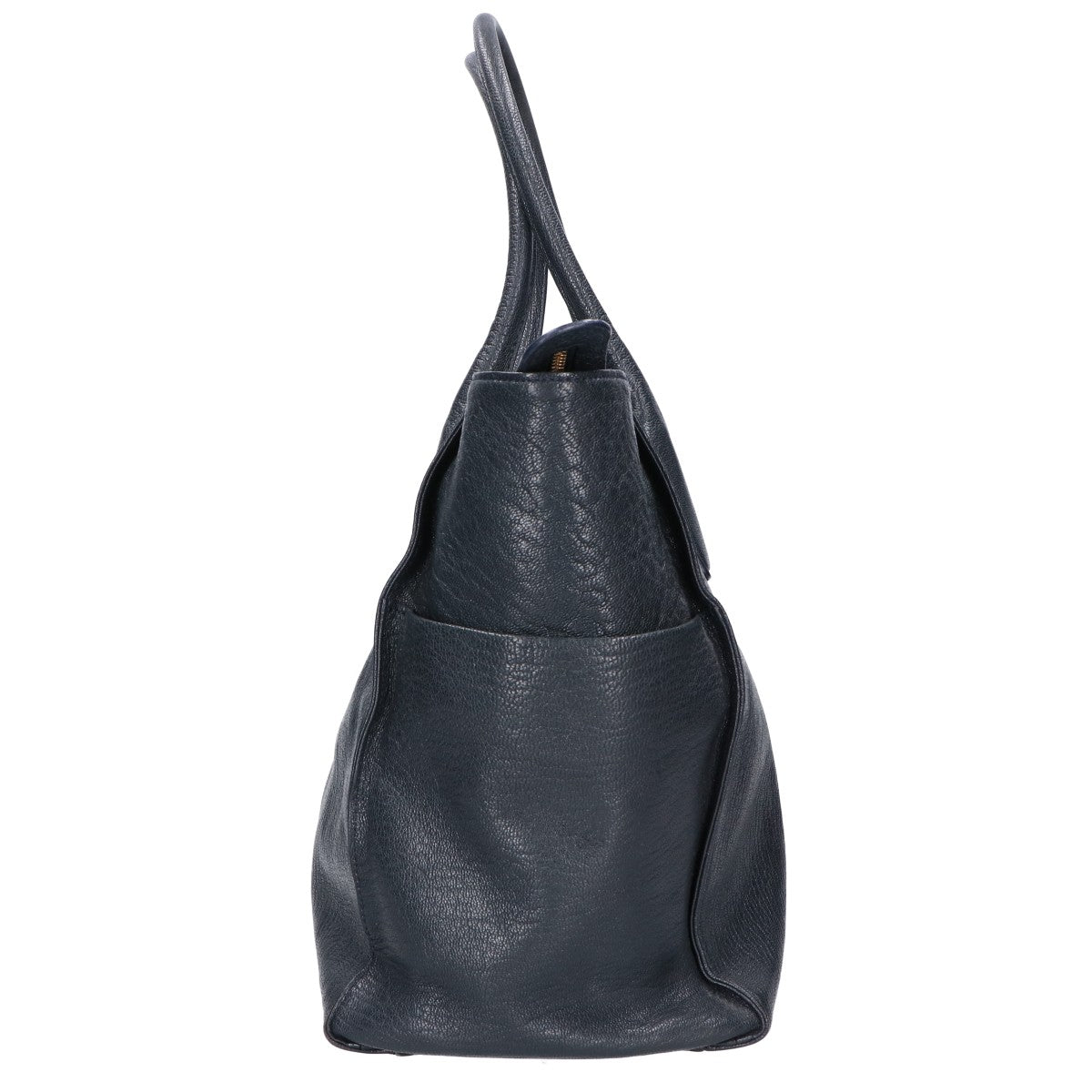 TOFF&LOADSTONE Reize M Goatskin Tote Bag Navy Size M