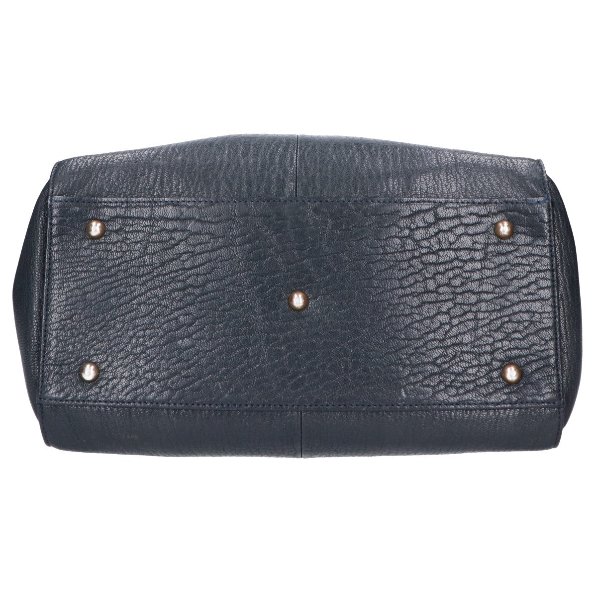 TOFF&LOADSTONE Reize M Goatskin Tote Bag Navy Size M