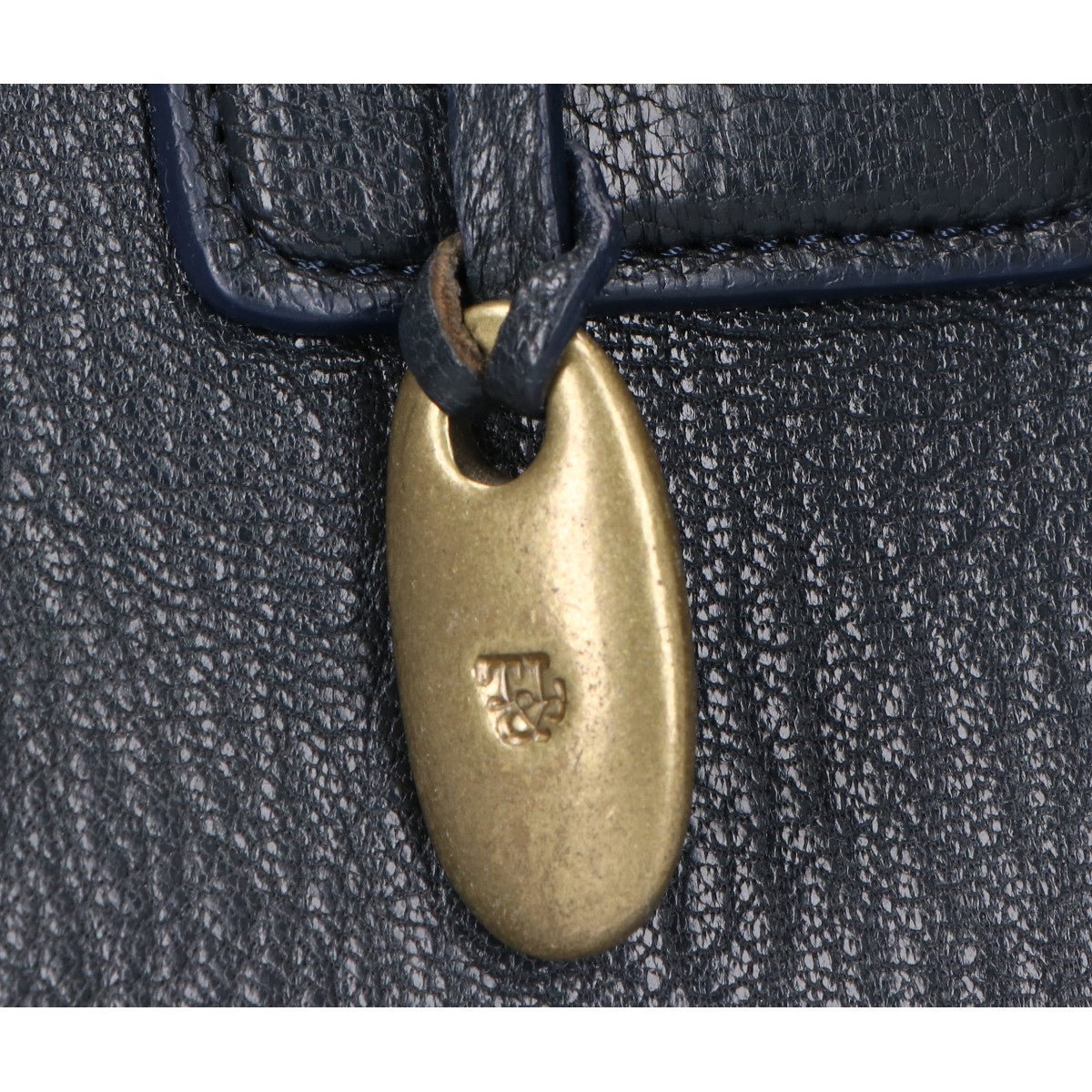TOFF&LOADSTONE Reize M Goatskin Tote Bag Navy Size M