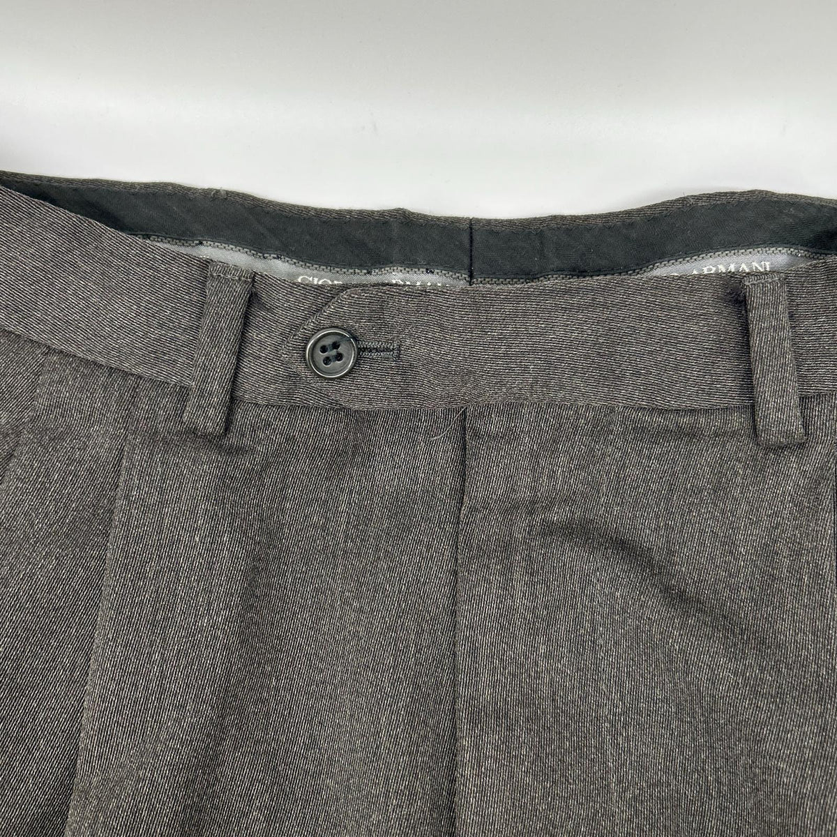 ARMANICOLLEZIONI Wool 3B Single 2P Suit Charcoal Size 7