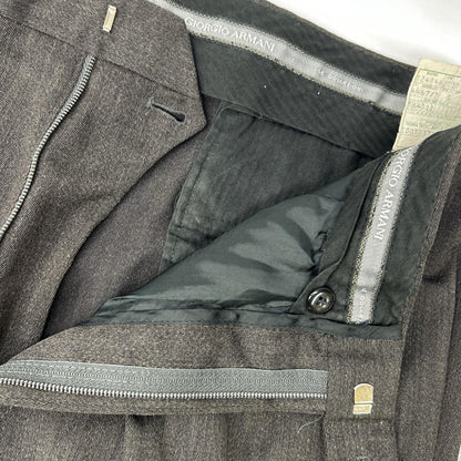 ARMANICOLLEZIONI Wool 3B Single 2P Suit Charcoal Size 7
