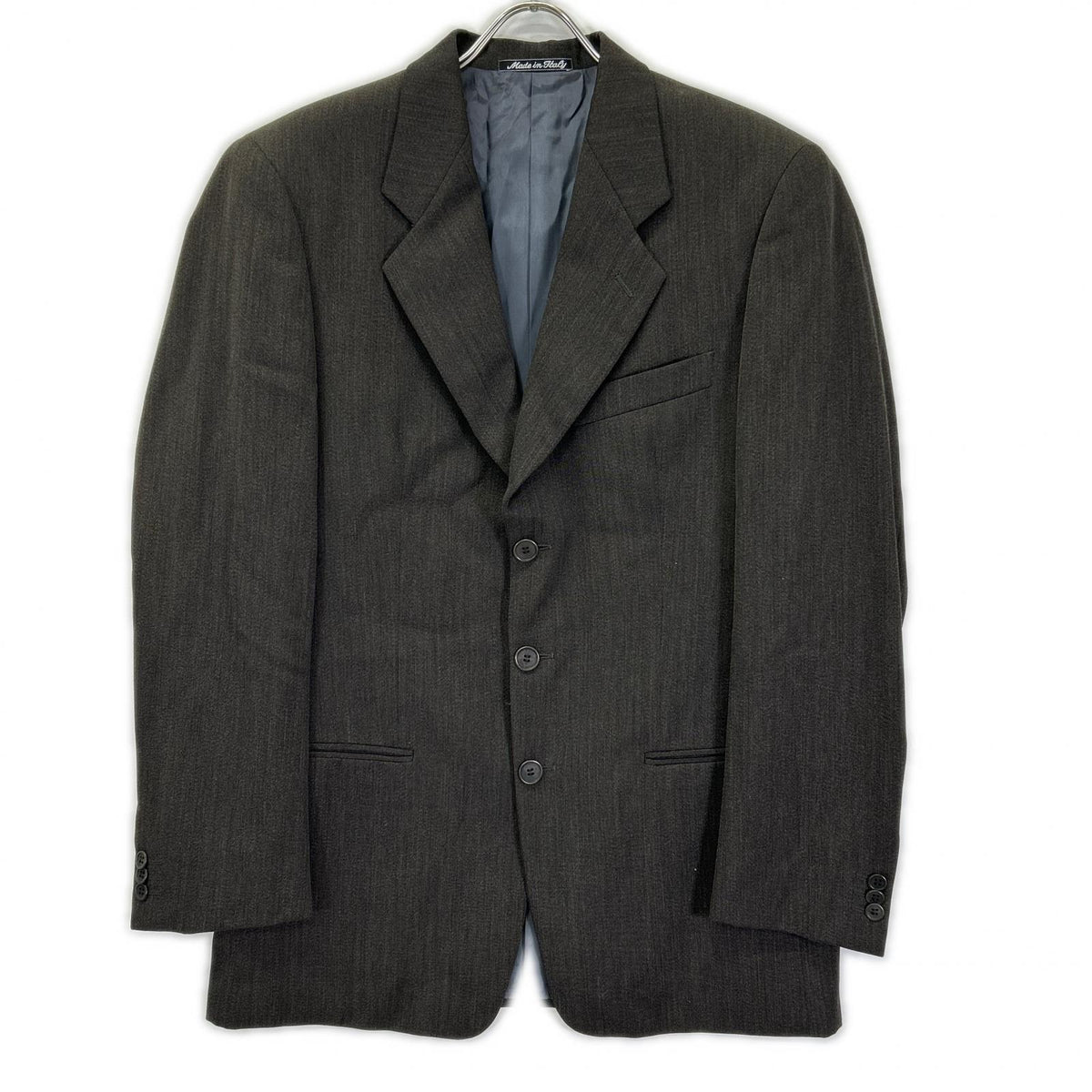 ARMANICOLLEZIONI Wool 3B Single 2P Suit Charcoal Size 7