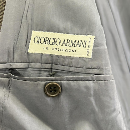 ARMANICOLLEZIONI Wool 3B Single 2P Suit Charcoal Size 7