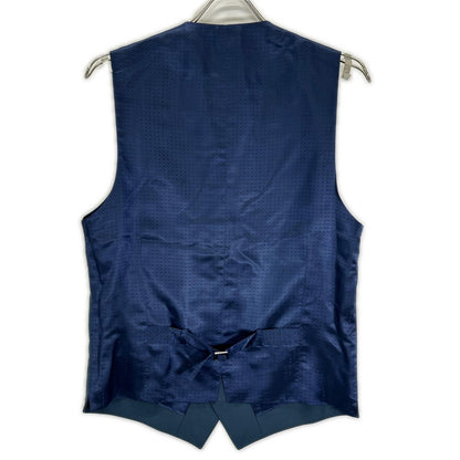DOLCE&GABBANA Martini Wool 3-Piece Suit Blue Size 46