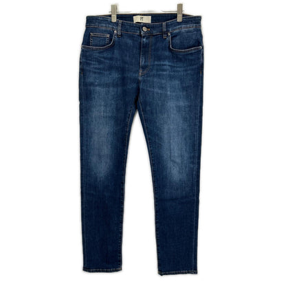 PT TORINO Washed Blue SWING Super Slim Fit Cotton Size 36