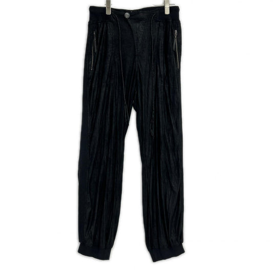 14th addiction Faux Leather Concho Fringe Pants Black Size 2