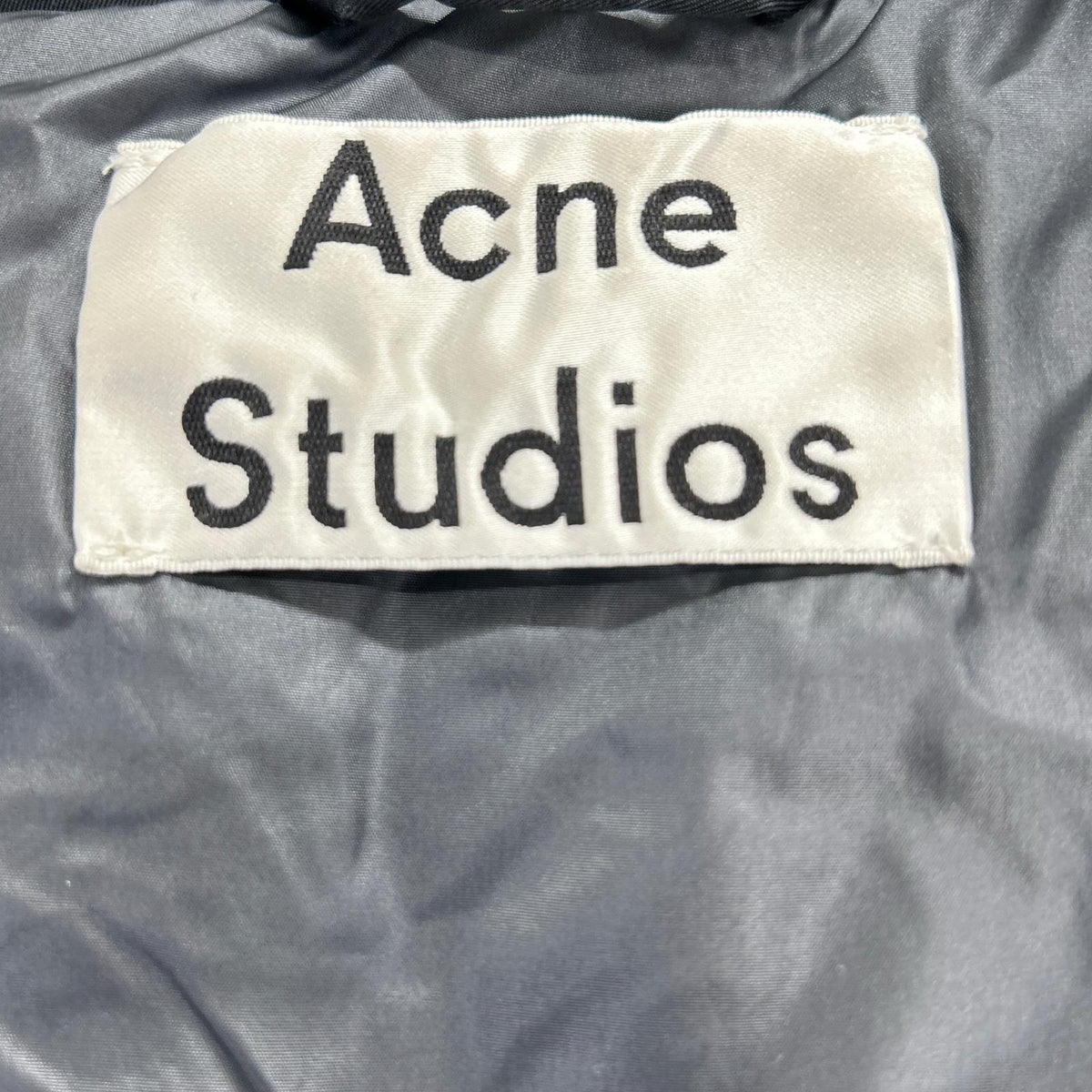 ACNE STUDIOS FW17 Minus Gloss Down Jacket Black Size 44
