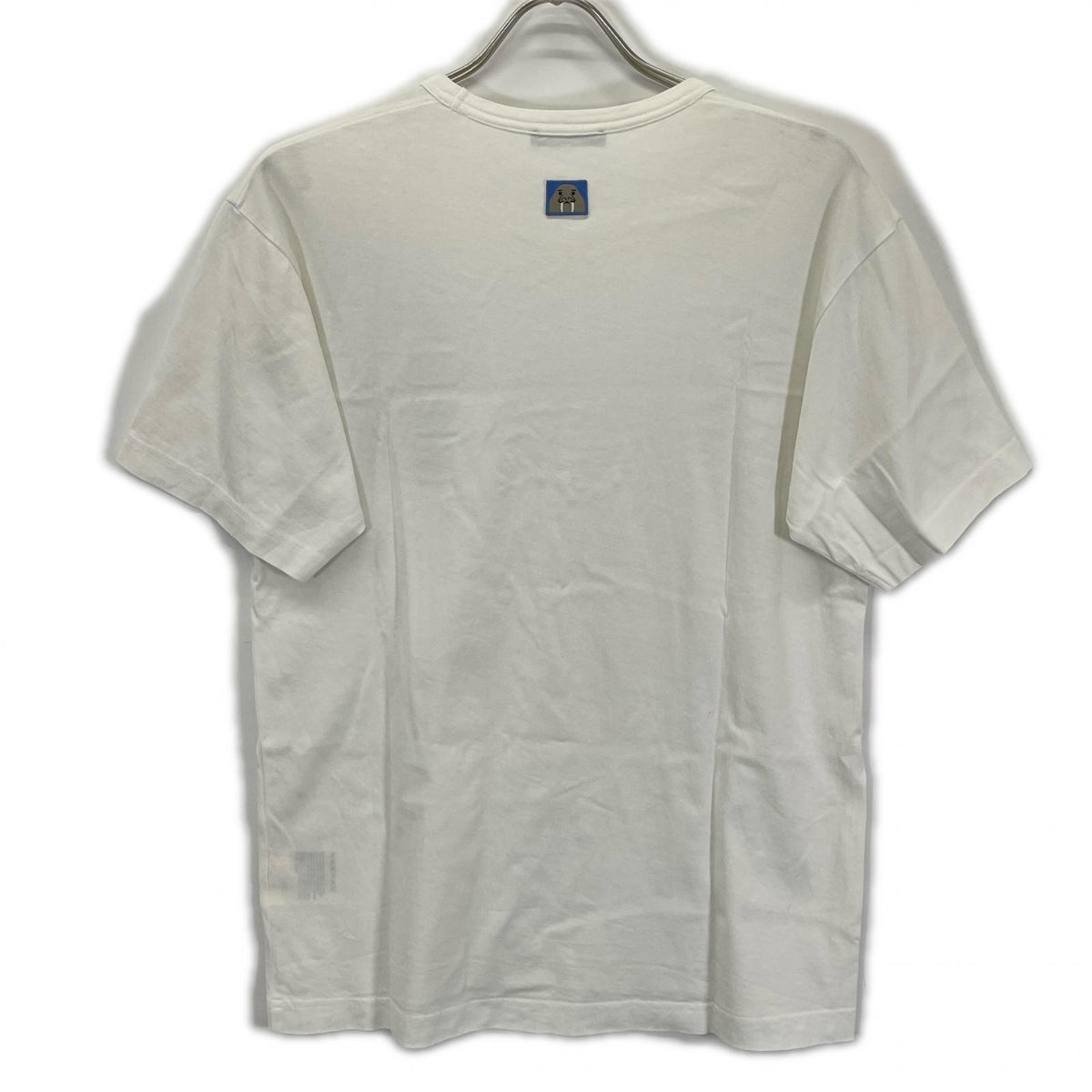 ACNE STUDIOS Animal Patch Cotton T-Shirt White Size S